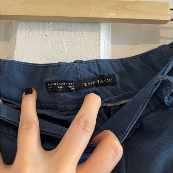 ZARA | Blue wrap pants - Picture 5 of 8